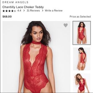 Victoria secret teddy.